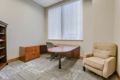 Private executive office suite at Millennium Plaza with natural light